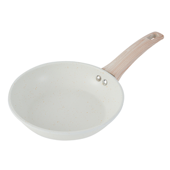 Heavy gauge carbon steel 26cm fry pan ceramic nonstick