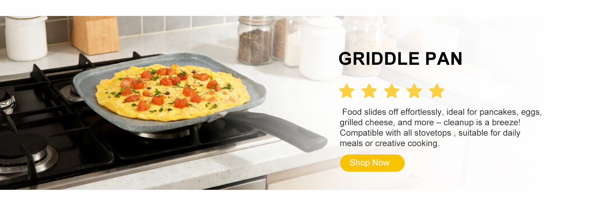 Griddle pan and grill pan series