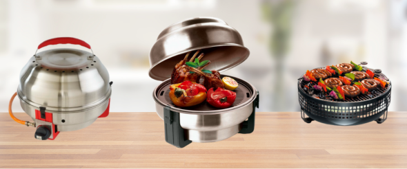 Stainless steel portable BBQ and outdoor cookware