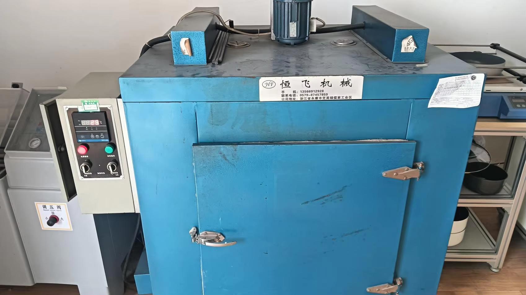 Curing oven for nonstick coating