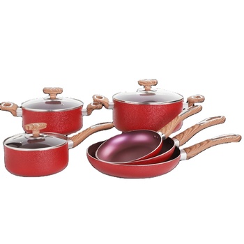 Modern aluminum nonstick cookware with ceramic coating