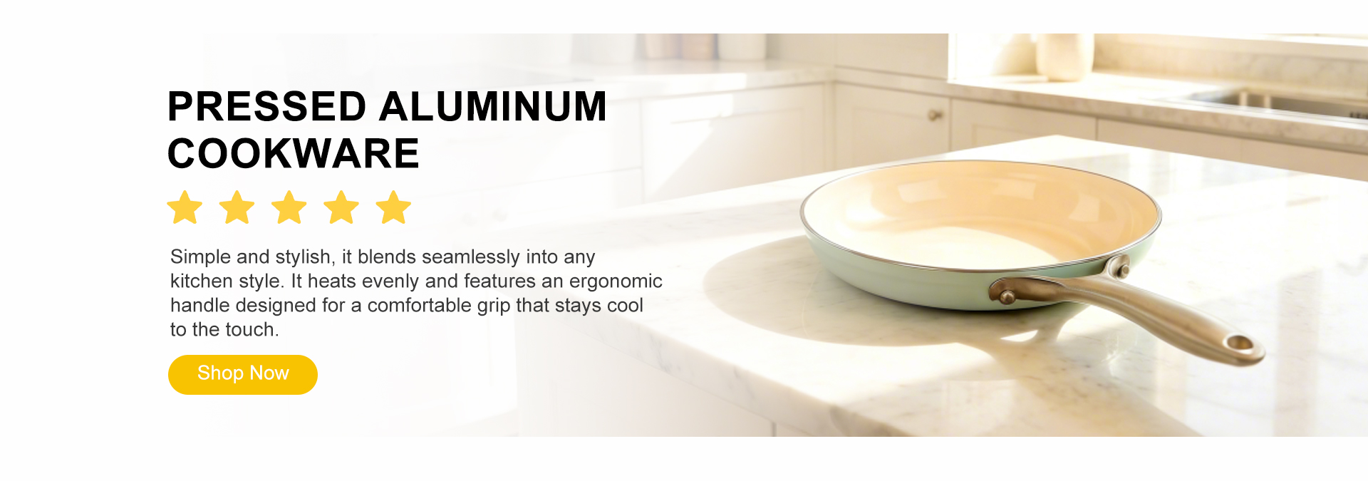 Pressed aluminum nonstick cookware series